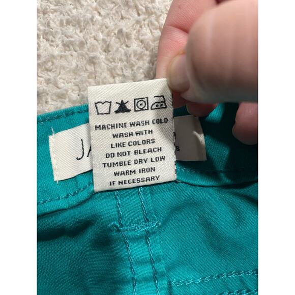 Jalate Women's Size 5 Low Rise Skinny Fit Jeans Teal Green JJ1044F - Picture 9 of 9
